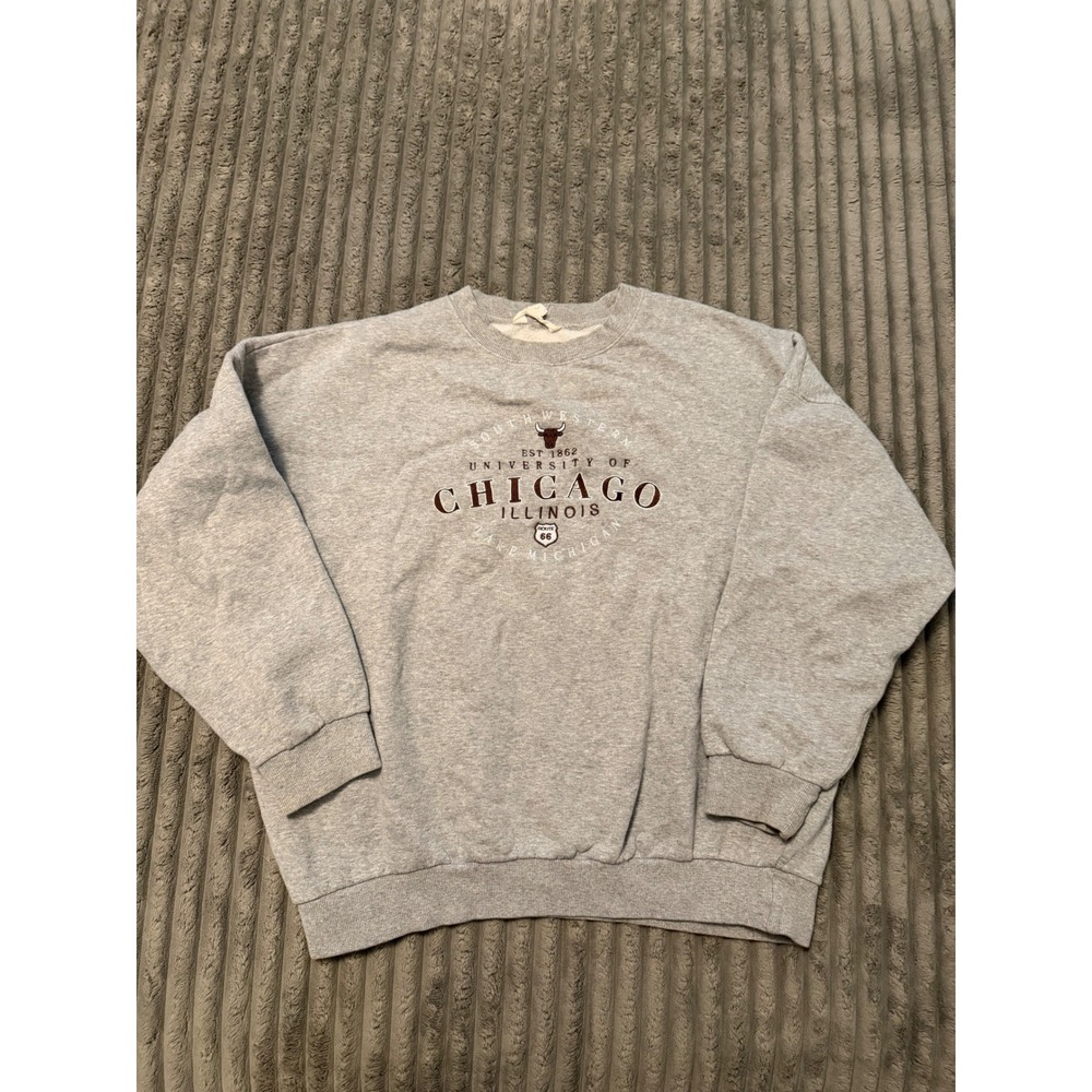 Glassons University of Chicago Illinois South Western Sweatshirt Crewneck Medium